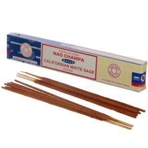 Στικ Λευκό Φασκόμηλο και  Nag Champa 14τμχ